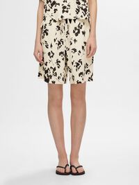 PRINTED LOOSE FIT SHORTS, Black, highres