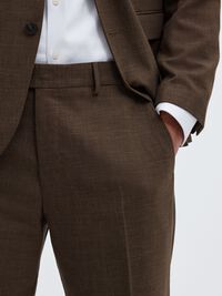 REGULAR FIT SUIT TROUSERS, Delicioso, highres