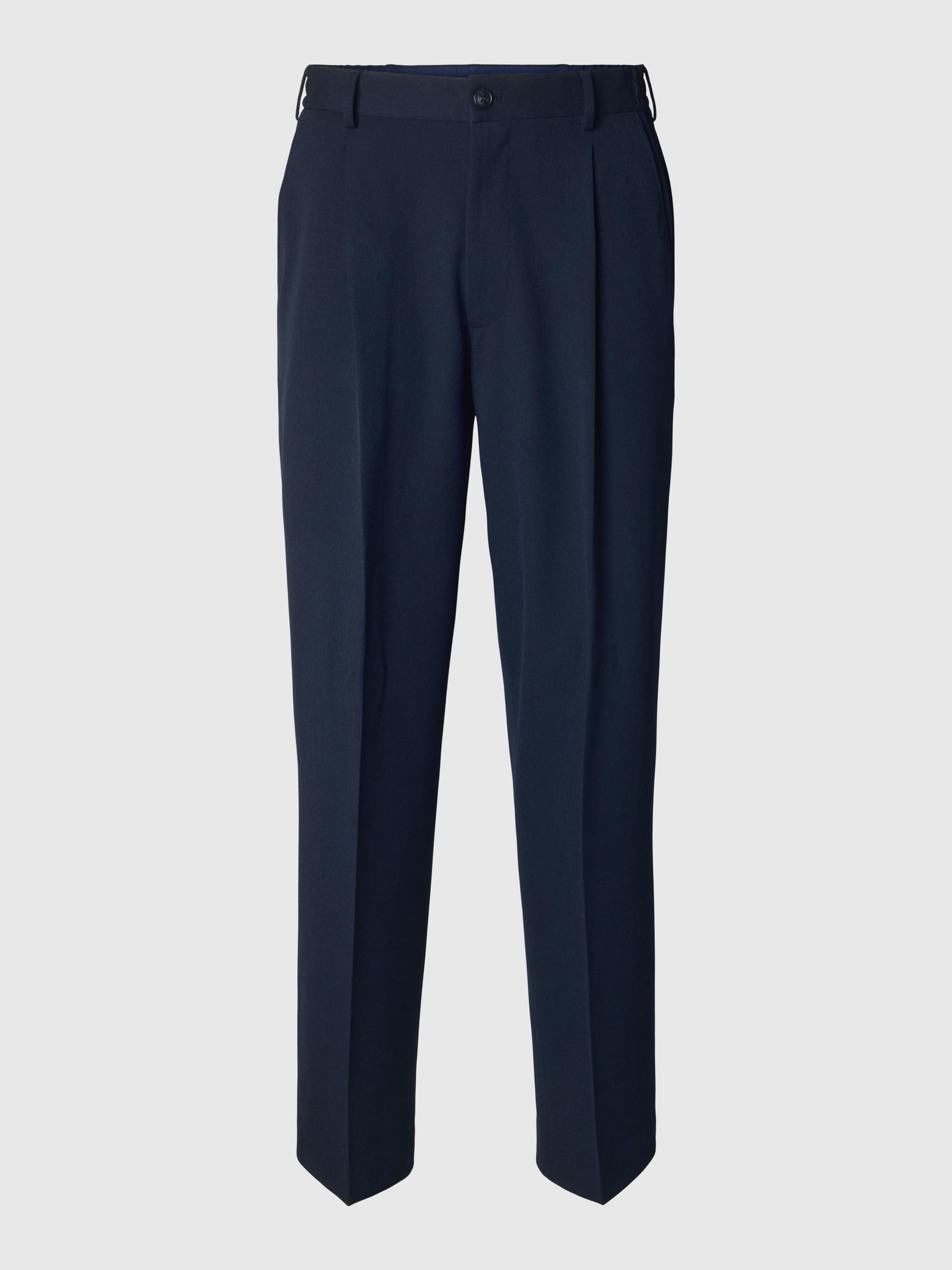 220 CORTE HOLGADO PANTALONES, Navy Blazer, highres