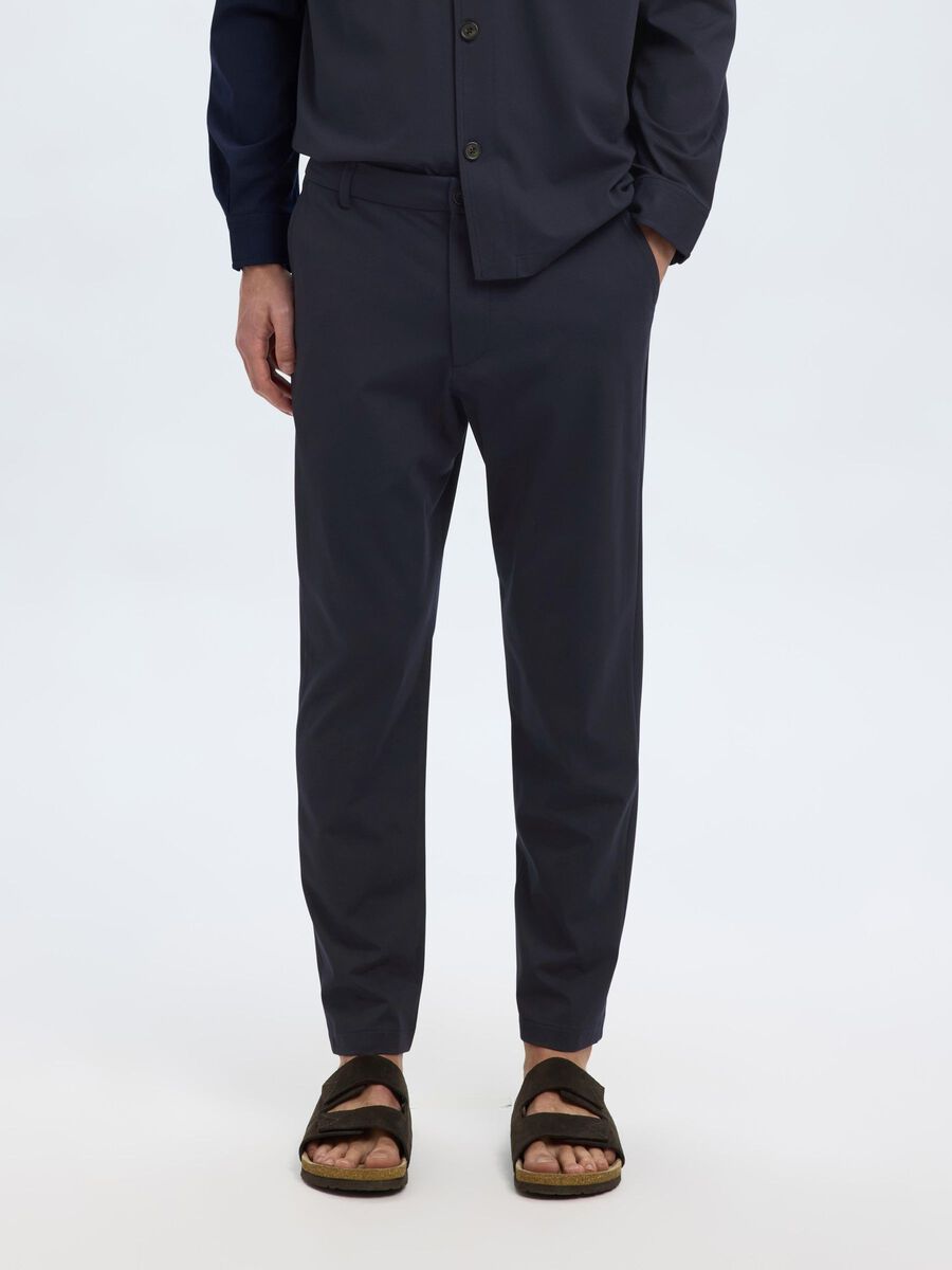Selected SLIM FIT TAPERED TROUSERS, Dark Sapphire, highres - 16099820_DarkSapphire_003.jpg