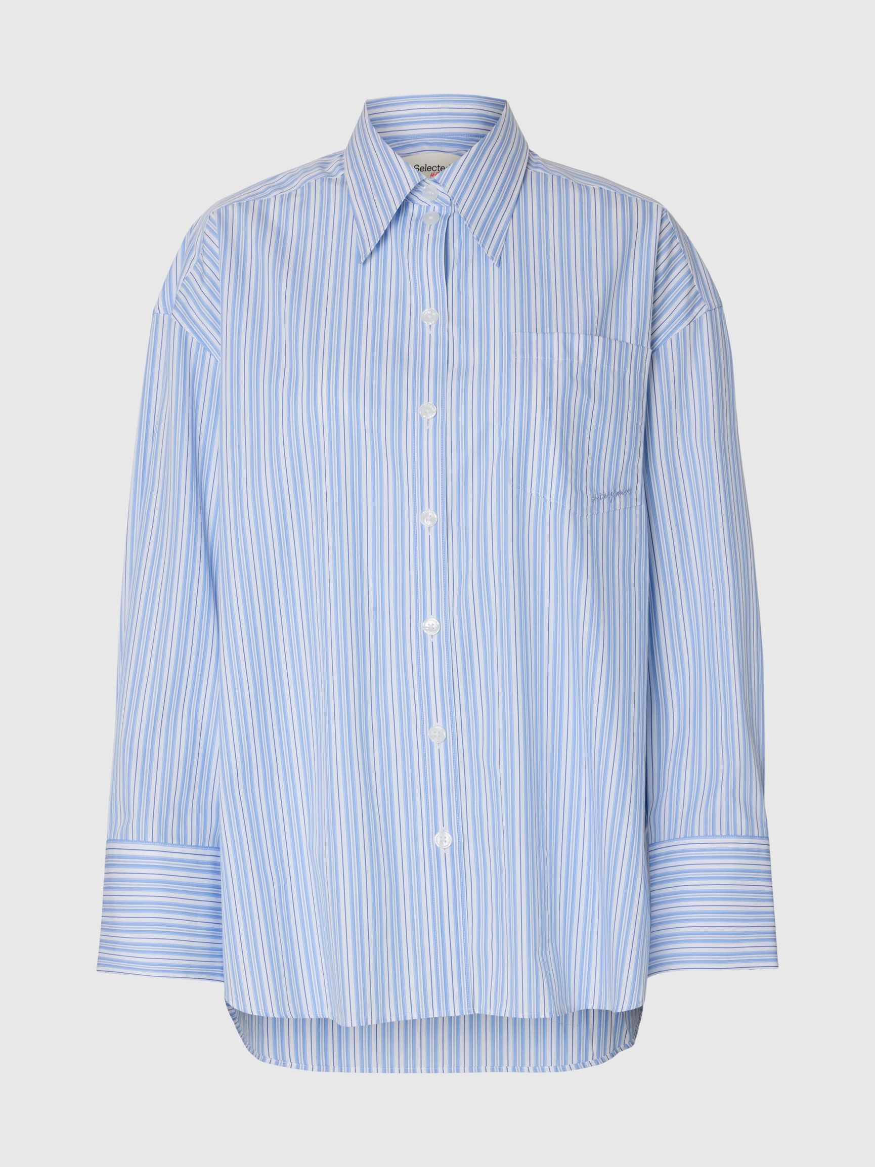 OVERSIZED SKJORTE, Light Blue, highres