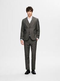 COUPE CLASSIQUE BLAZER, Grey, highres