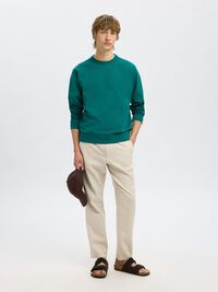 100% COTTON SWEATSHIRT, Bayou, highres