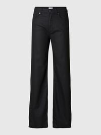 BESCHICHTETE WIDE FIT JEANS, Black Denim, highres