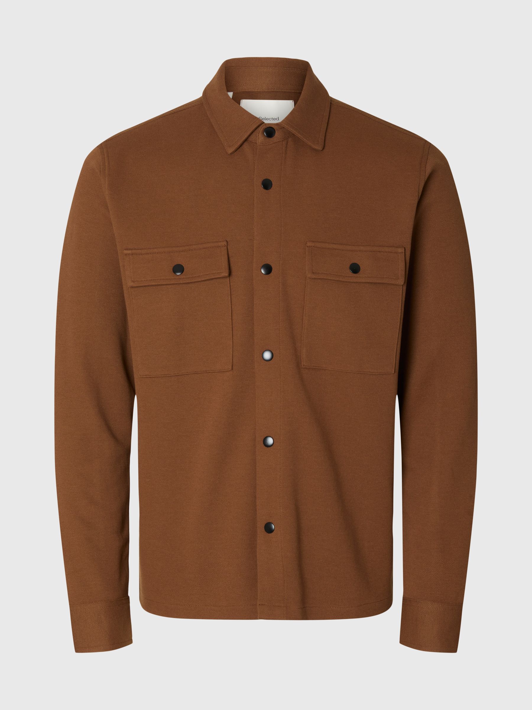 CLASSIC OVERSHIRT, Toffee, highres