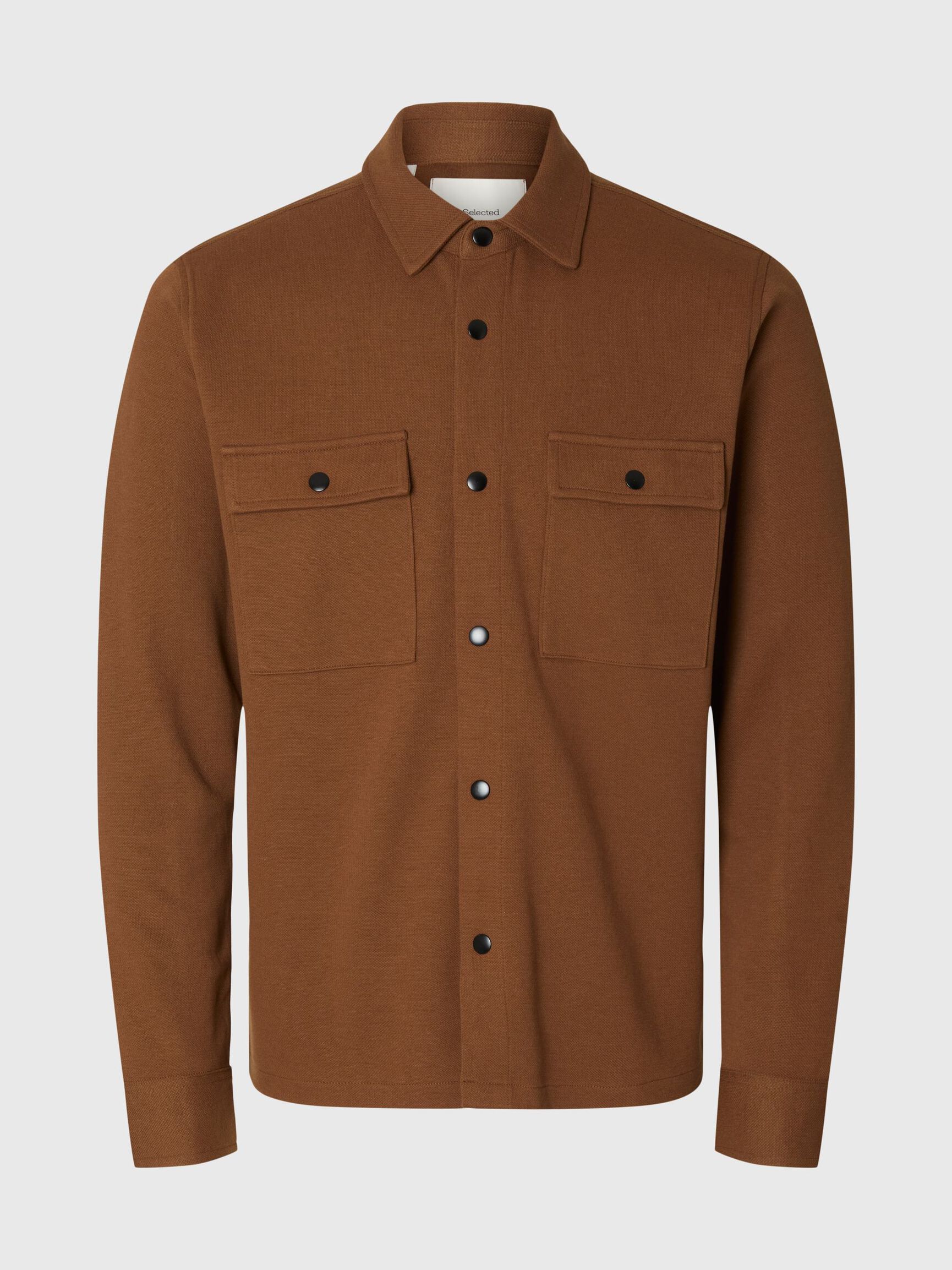 CLASSIC OVERSHIRT, Toffee, highres