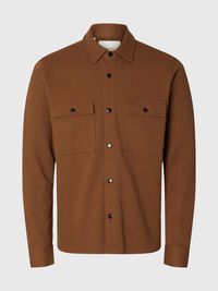 CLASSIC OVERSHIRT, Toffee, highres