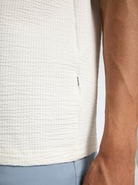 SEERSUCKER T-SHIRT, Egret, highres