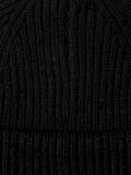 Selected 100% MERINO WOOL BEANIE, Black, highres - 16094982_Black_003.jpg