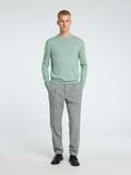Selected VISCOSE BLEND PLEATED TROUSERS, Medium Grey Melange, highres - 16094358_MediumGreyMelange_005.jpg