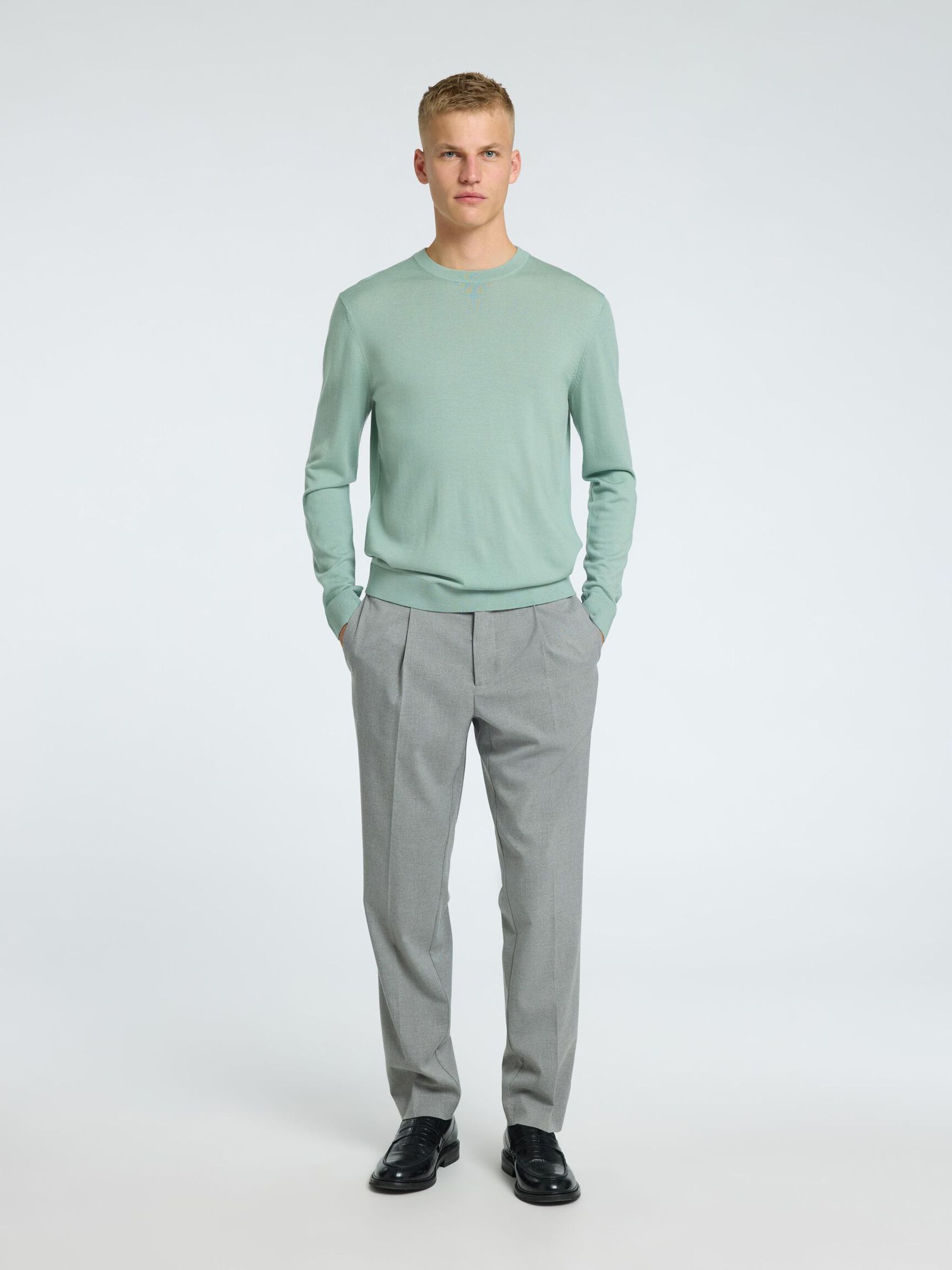 HOUSUT, Medium Grey Melange, highres