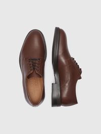 LEDER DERBY-SCHUHE, Demitasse, highres
