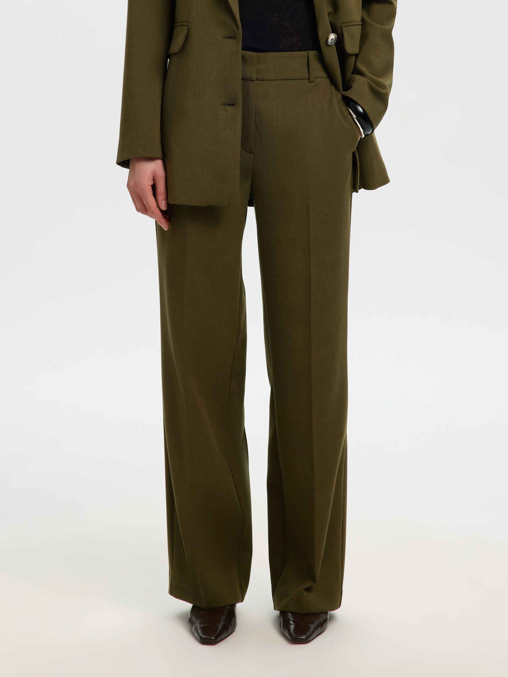 TAILLEUR PANTALON, Fir Green, highres