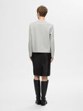 Selected HIGH WAIST  LEATHER SKIRT, Black, highres - 16067930_Black_004.jpg
