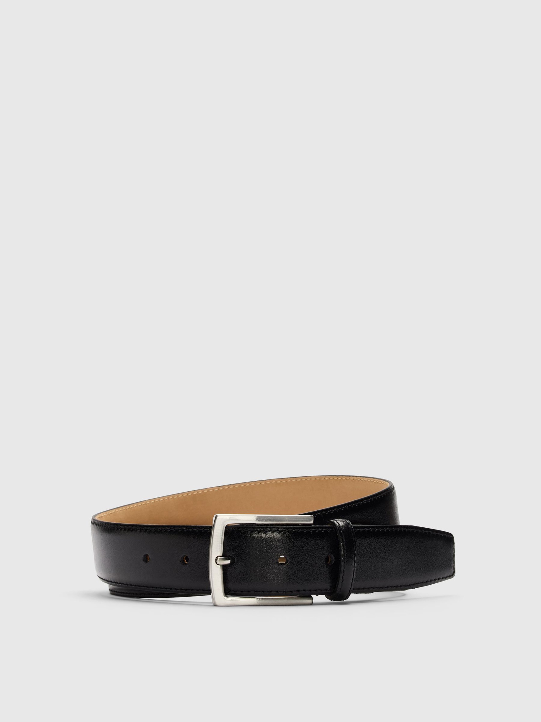 LÆDER LÆDERBÆLTE, Black, highres