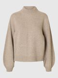 Selected WOLLGEMISCH PULLOVER MIT HOHEM KRAGEN, Oatmeal, highres - 16097386_Oatmeal_001.jpg