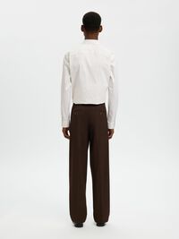 SLIM FIT SKJORTE, Sand, highres