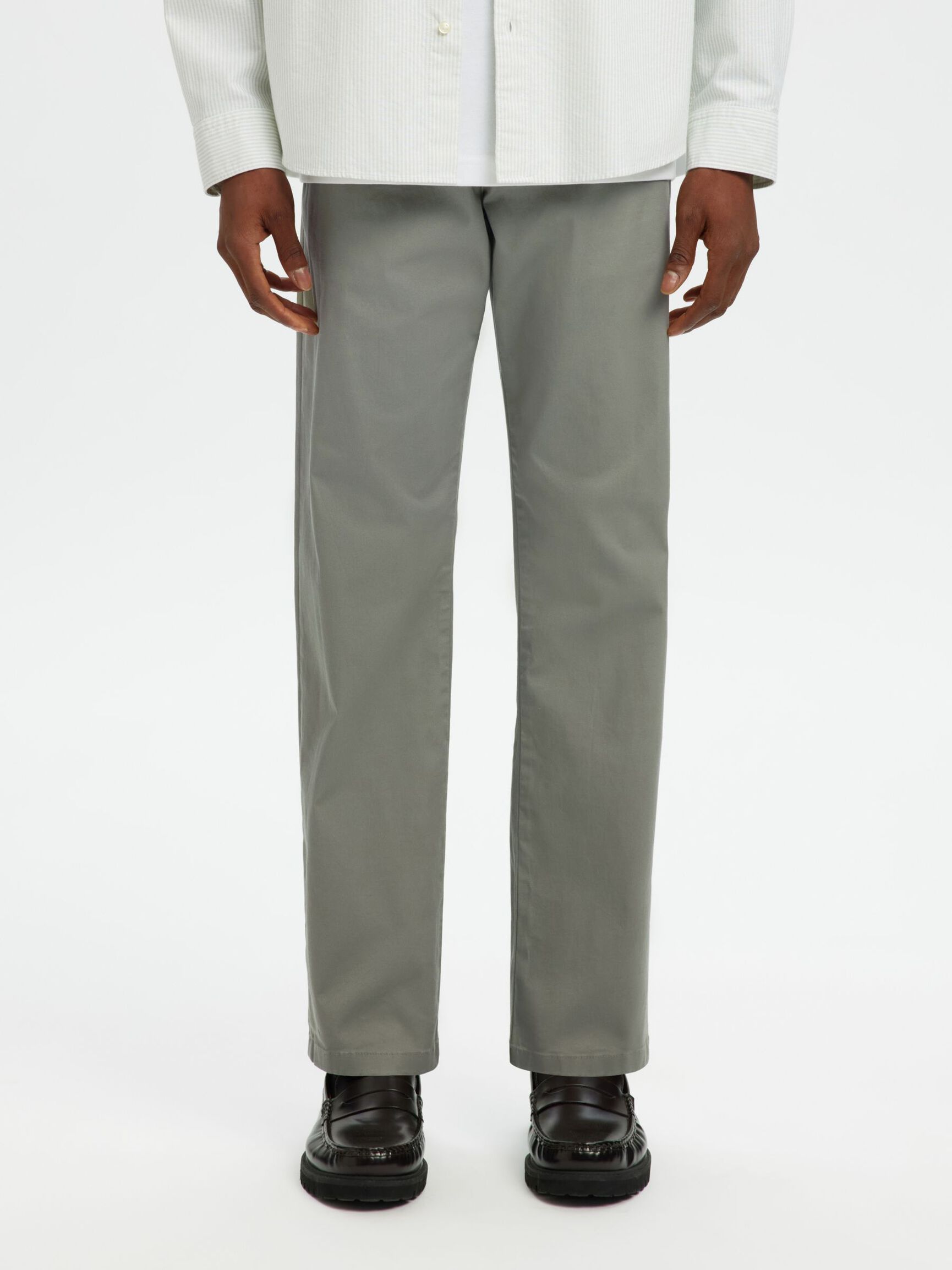 196 STRAIGHT FLEX CHINOS, Vetiver, highres