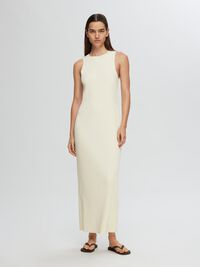 SLEEVELESS MAXI DRESS, Birch, highres