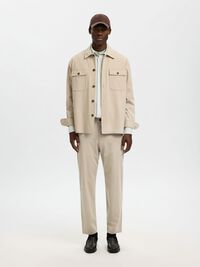 SMAL PASSFORM AVSMALNANDE BYXOR, Pure Cashmere, highres