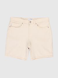 SLIM FIT SHORTS, Ecru, highres