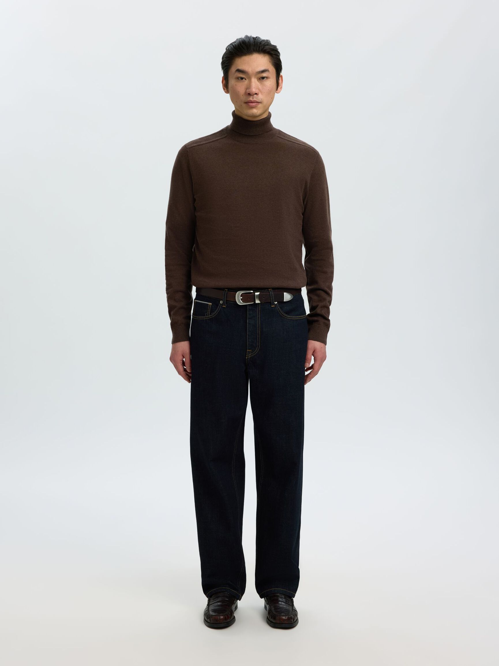 LANGÆRMET RULLEKRAVE PULLOVER, Delicioso, highres