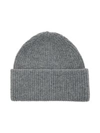 CZAPKA BEANIE, Light Grey Melange, highres