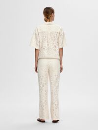 LACE TROUSERS, Sandshell, highres