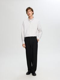 220 LOOSE FIT BROEK, Black, highres