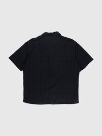 BRODERIE ANGLAISE SHORT SLEEVED SHIRT, Black, highres