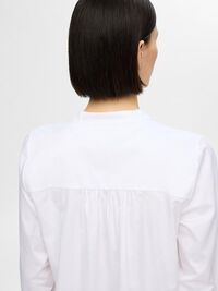 LANGARM BLUSE, Bright White, highres