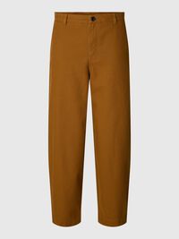 LINEN BLEND BARREL FIT TROUSERS, Monks Robe, highres