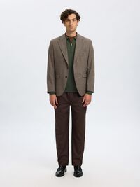 STRICK LANGARM-POLOSHIRT, Forest Night, highres