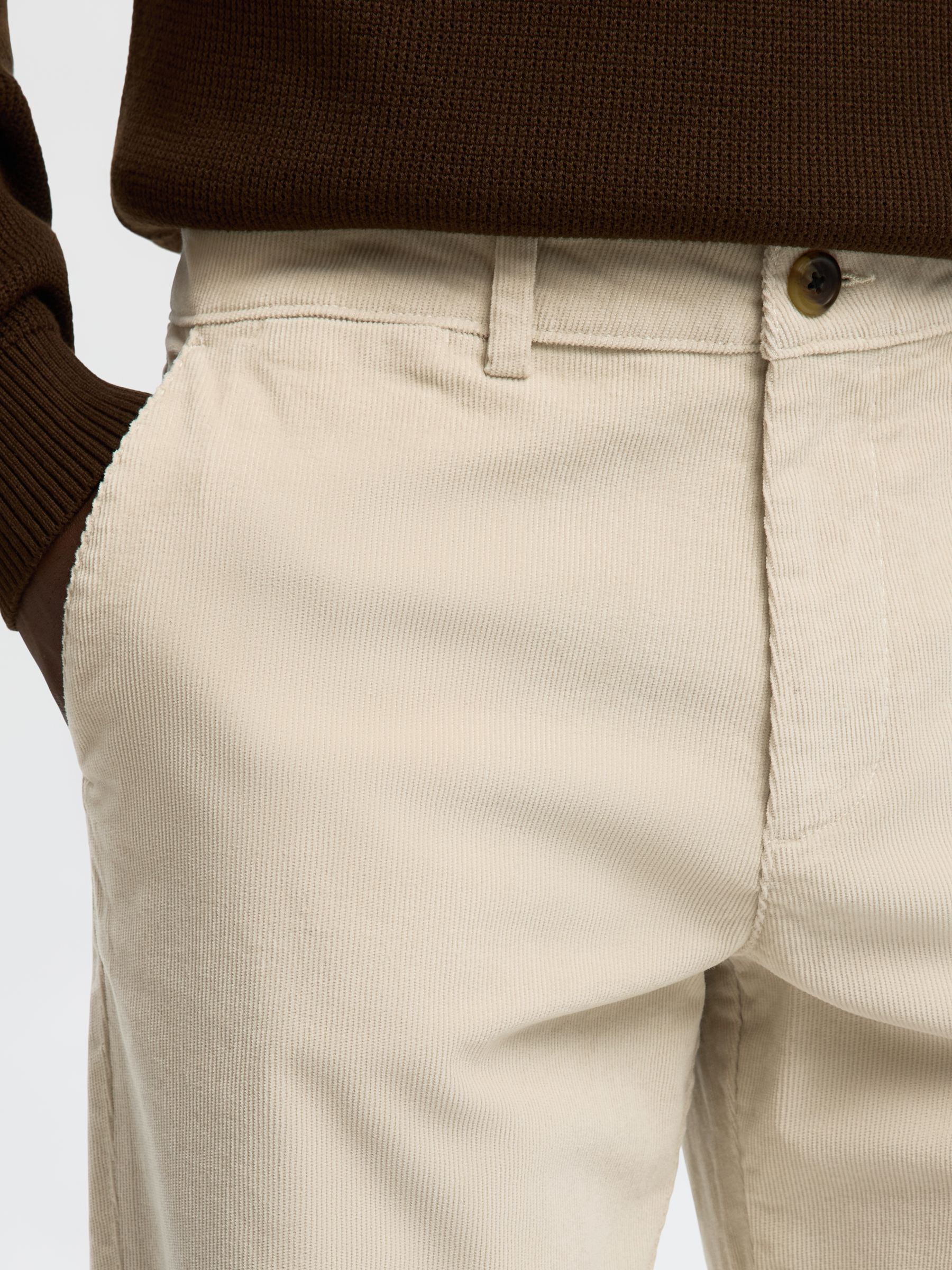 CORD STRAIGHT LEG HOSE, Moonstruck, highres