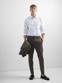 JERSEY PANTALON, Chocolate Torte, highres