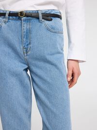 HELLBLAUE STRAIGHT FIT JEANS, Light Blue Denim, highres