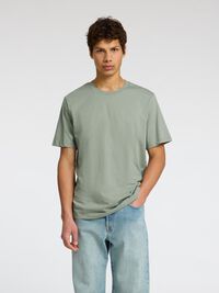 COTTON SLUB T-SHIRT, Iceberg Green, highres