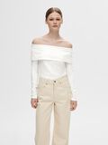 Selected VISKOSEMIX OFF SHOULDER TOP, Snow White, highres - 16093031_SnowWhite_003.jpg