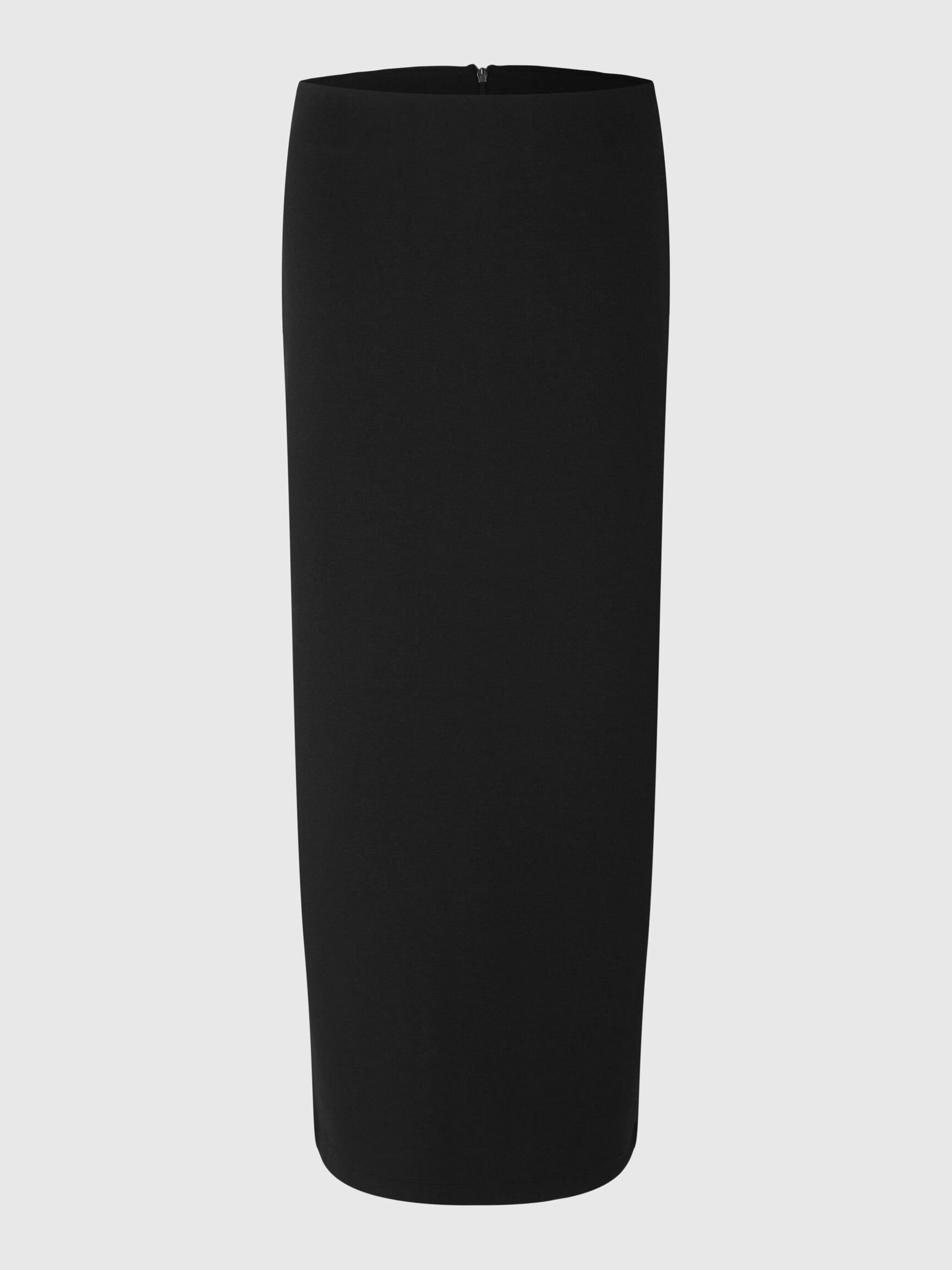 HOGE TAILLE MAXI ROK, Black, highres