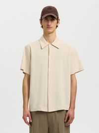 HEMP BLEND OVERSHIRT, Birch, highres