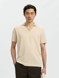 REGULAR FIT POLO SHIRT, Birch, highres