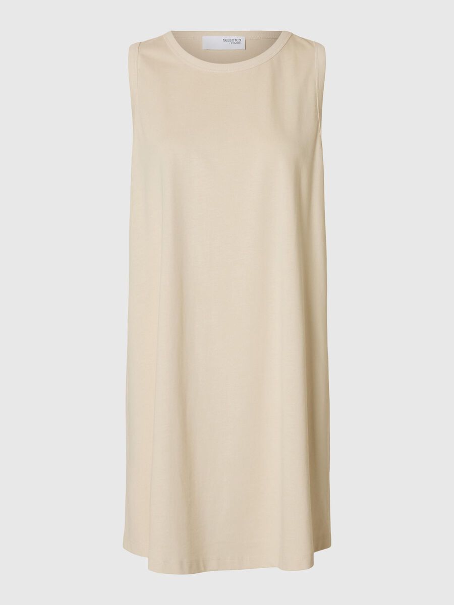 Selected MINI SLEEVELESS DRESS, Birch, highres - 16096411_Birch_001.jpg