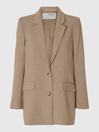 VISKOSEMIX RELAXED BLAZER, Camel, highres