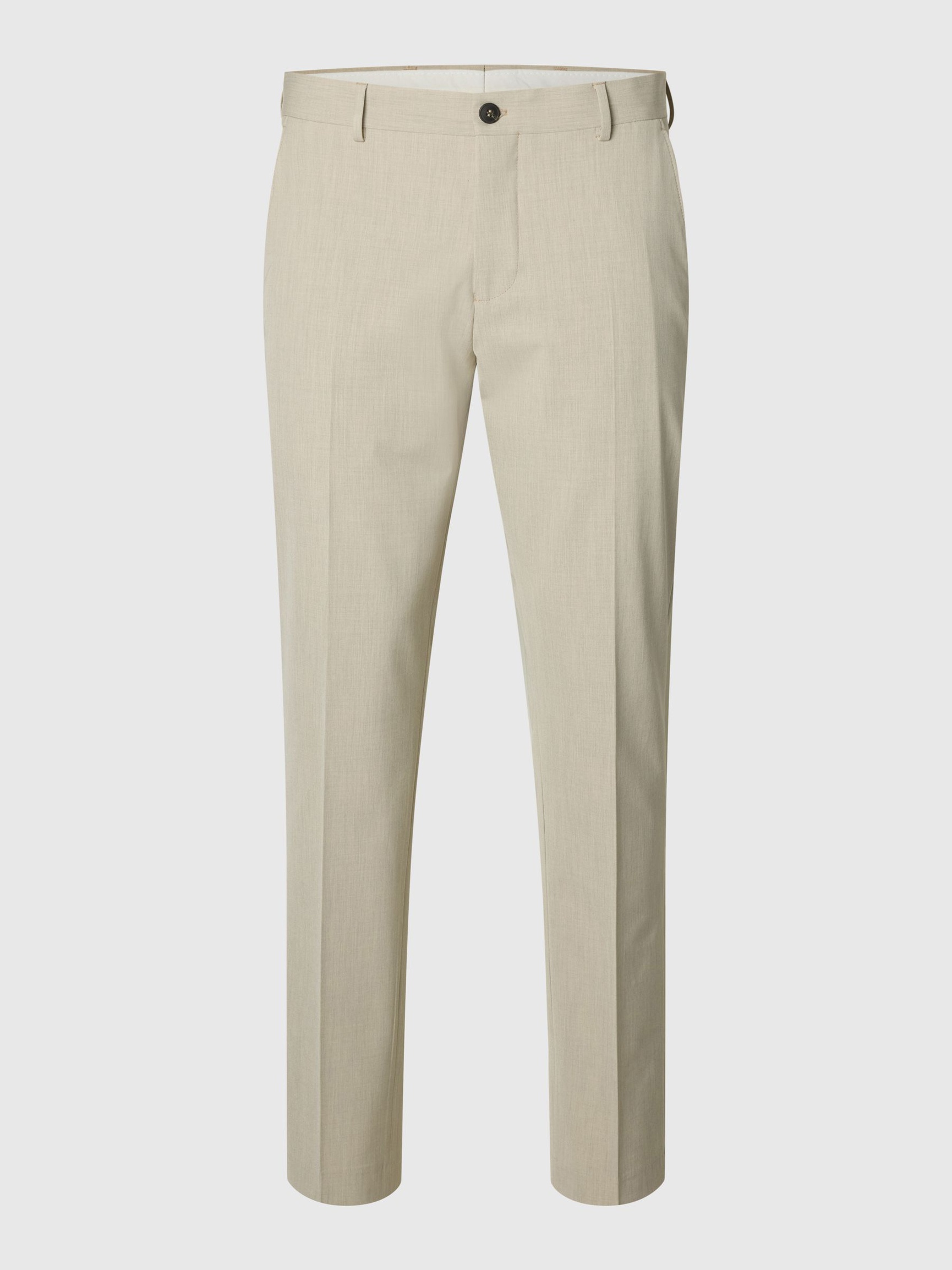 175 SLIM FIT TROUSERS, Oatmeal, highres