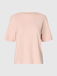 LINEN BLEND T-SHIRT, Pale Dogwood, highres
