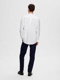 Selected BANDED COLLAR SHIRT, White, highres - 16094088_White_004.jpg