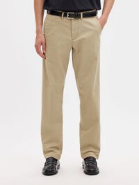 196 STRAIGHT FIT CHINOS, Greige, highres
