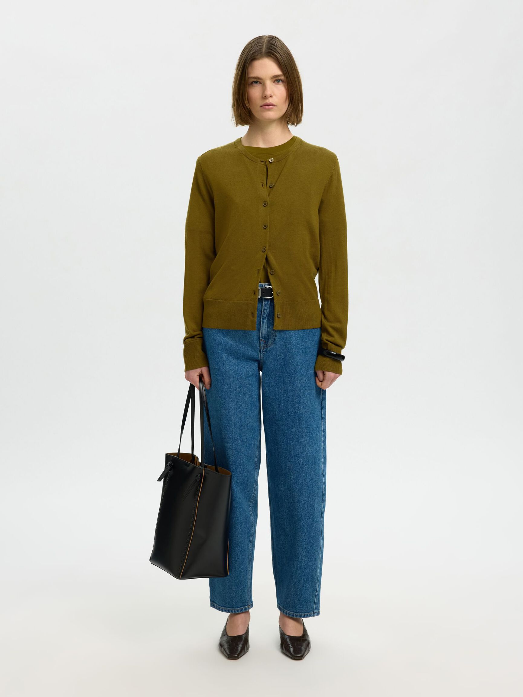 CARDIGAN, Fir Green, highres
