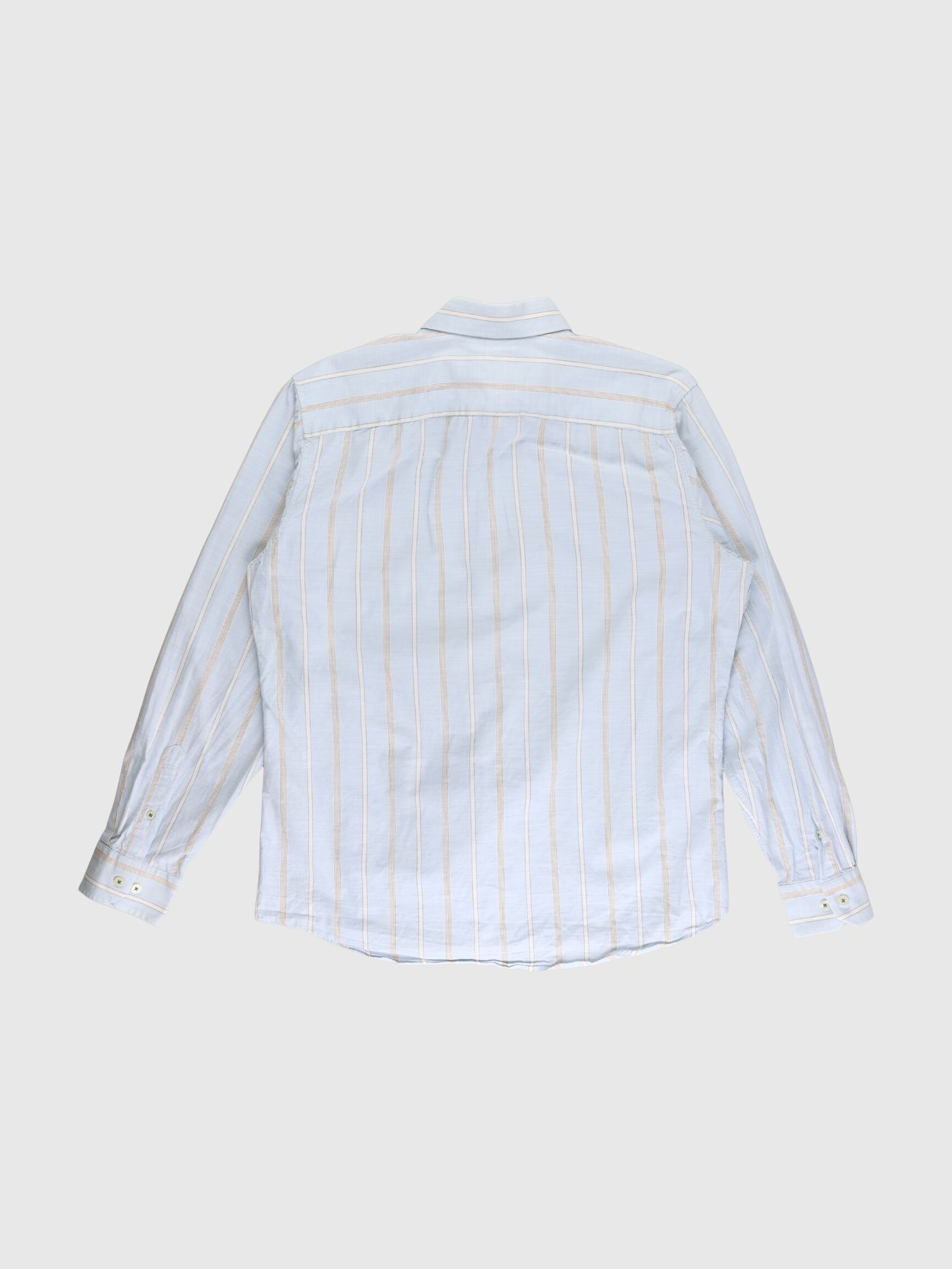 STRIPED LONG SLEEVED SHIRT, Skyway, highres