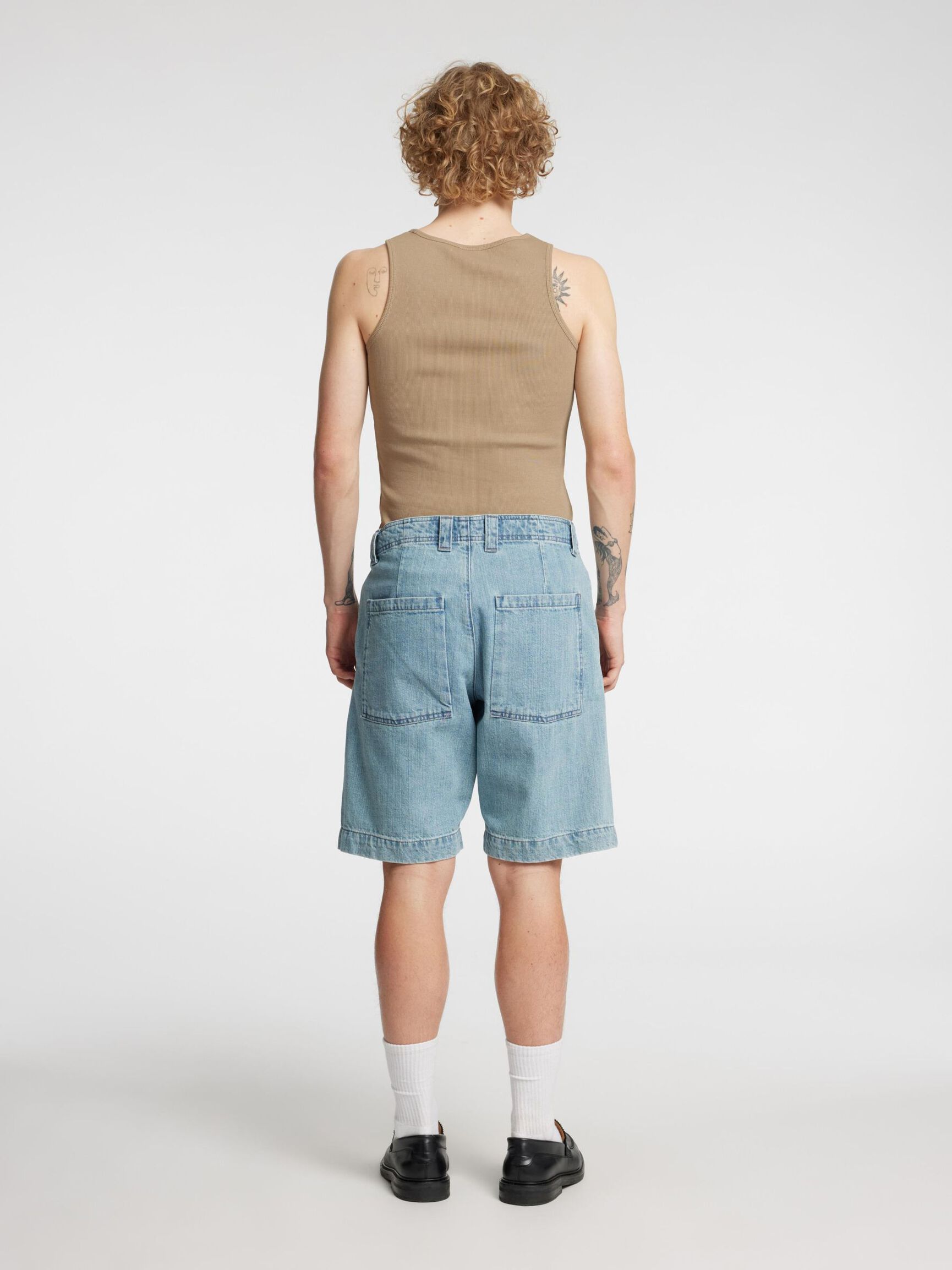 REGULAR FIT TANK TOP, Weathered Teak, highres